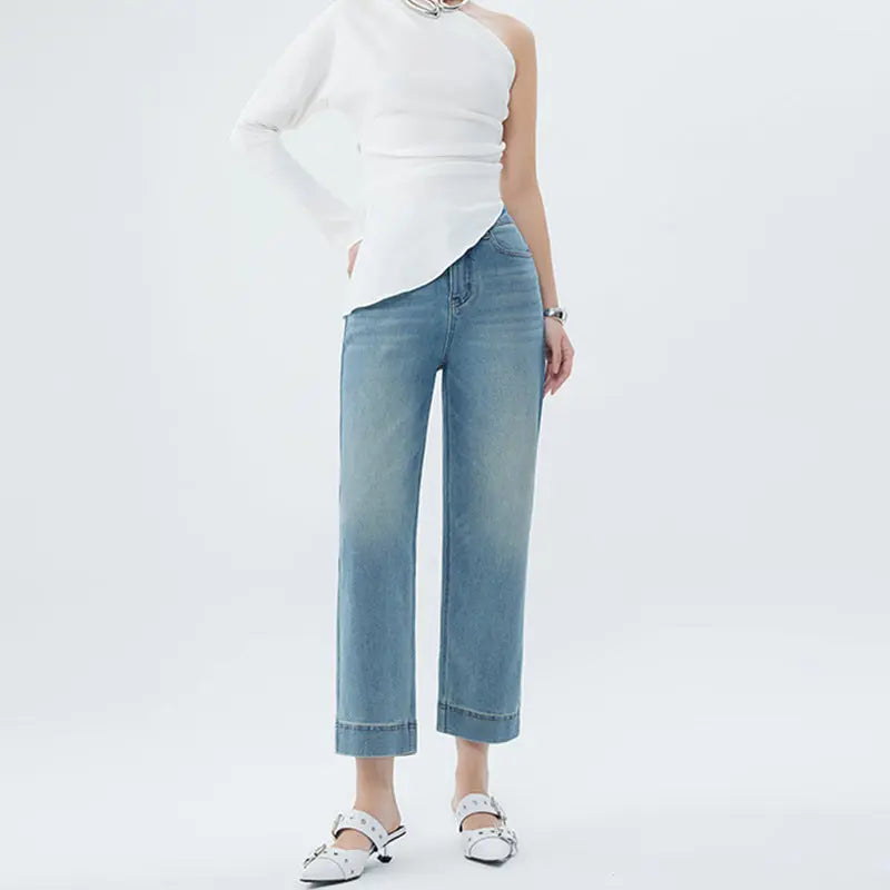 Women Fashion Personality Spring Jeans null