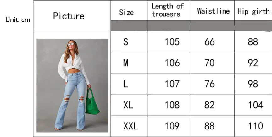 Women Fashion Temperament Wide-leg Jeans null