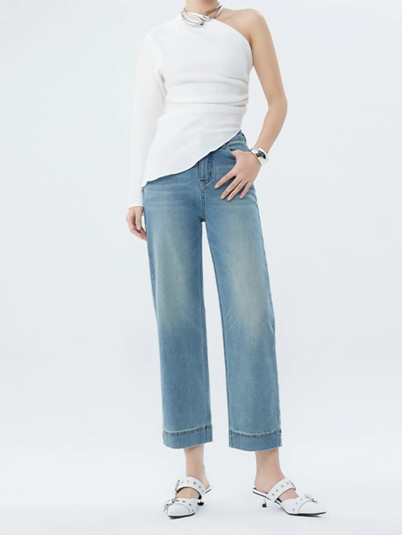 Women Fashion Personality Spring Jeans null