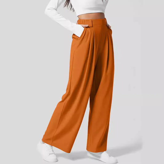 Women's Wide Leg Waffle Knit Casual Pant null