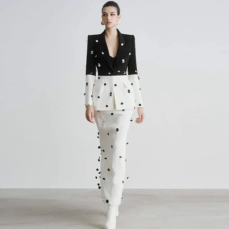 Fashionable Sequins Jacket Suits null